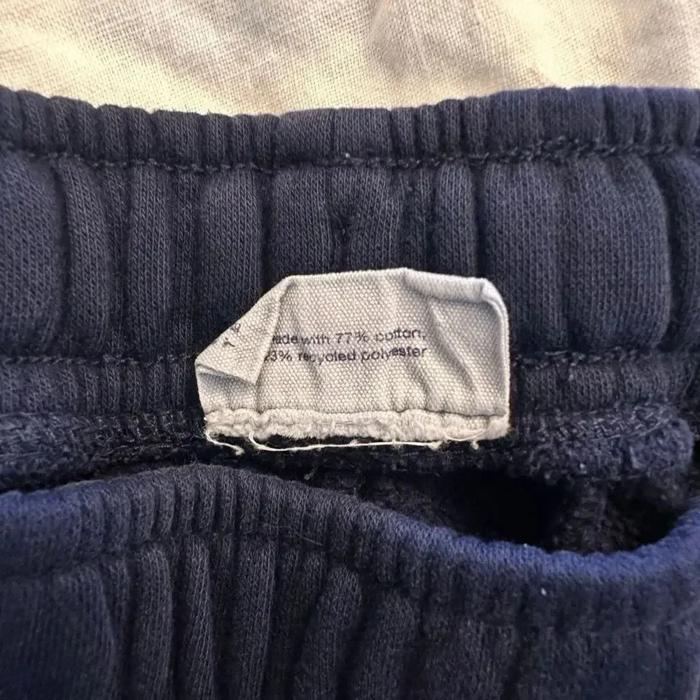 GAP Elastic Waist Fleece Lined Pull-on Jogger Sweatpants Navy Size 12